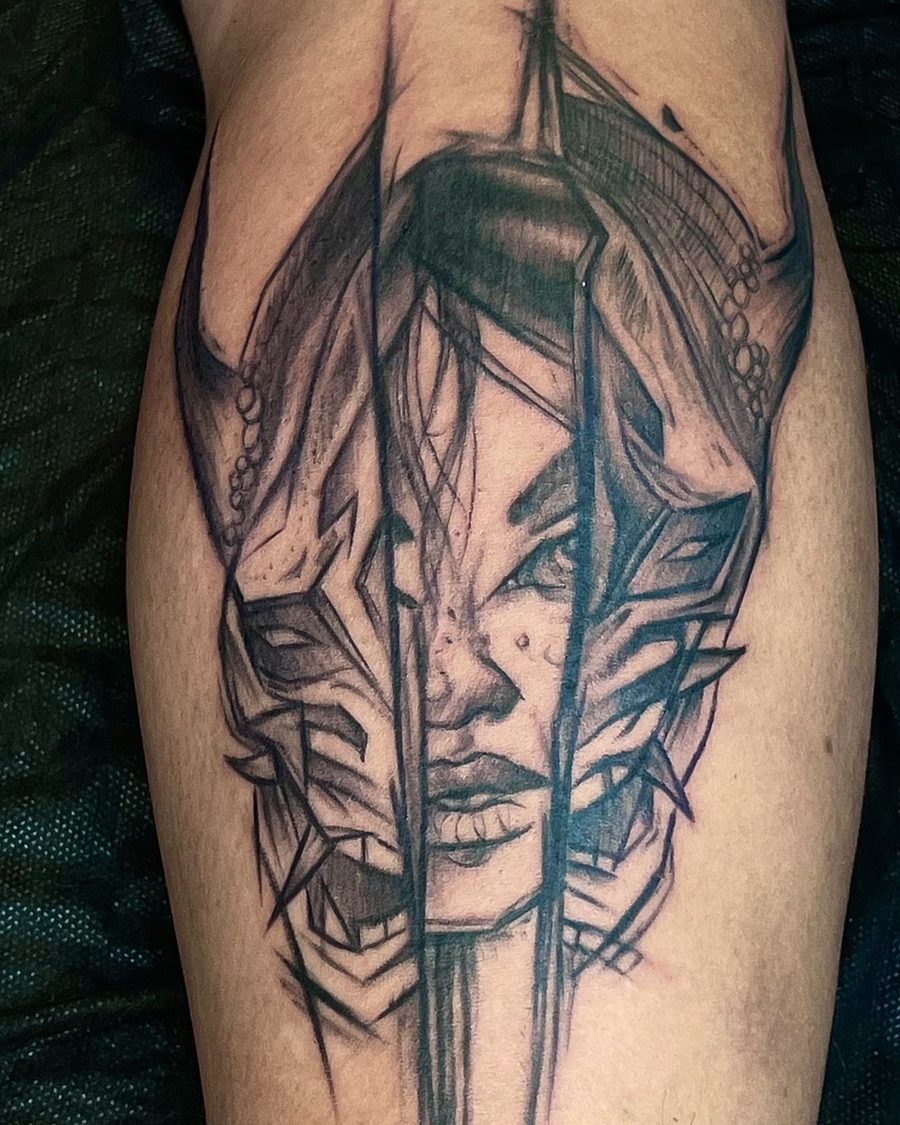 Kadın Portresi Sketch