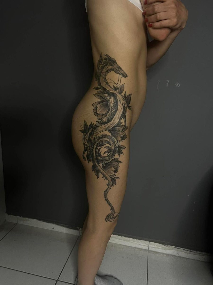 Ejderha Bacak Sleeve